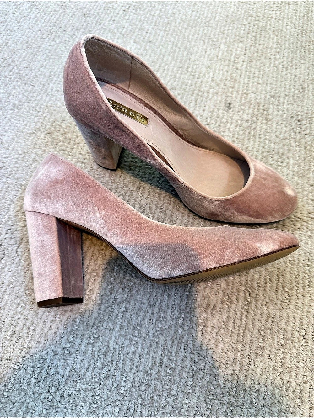 Louise et Cie Pumps in Pink Velvet 9.5 W